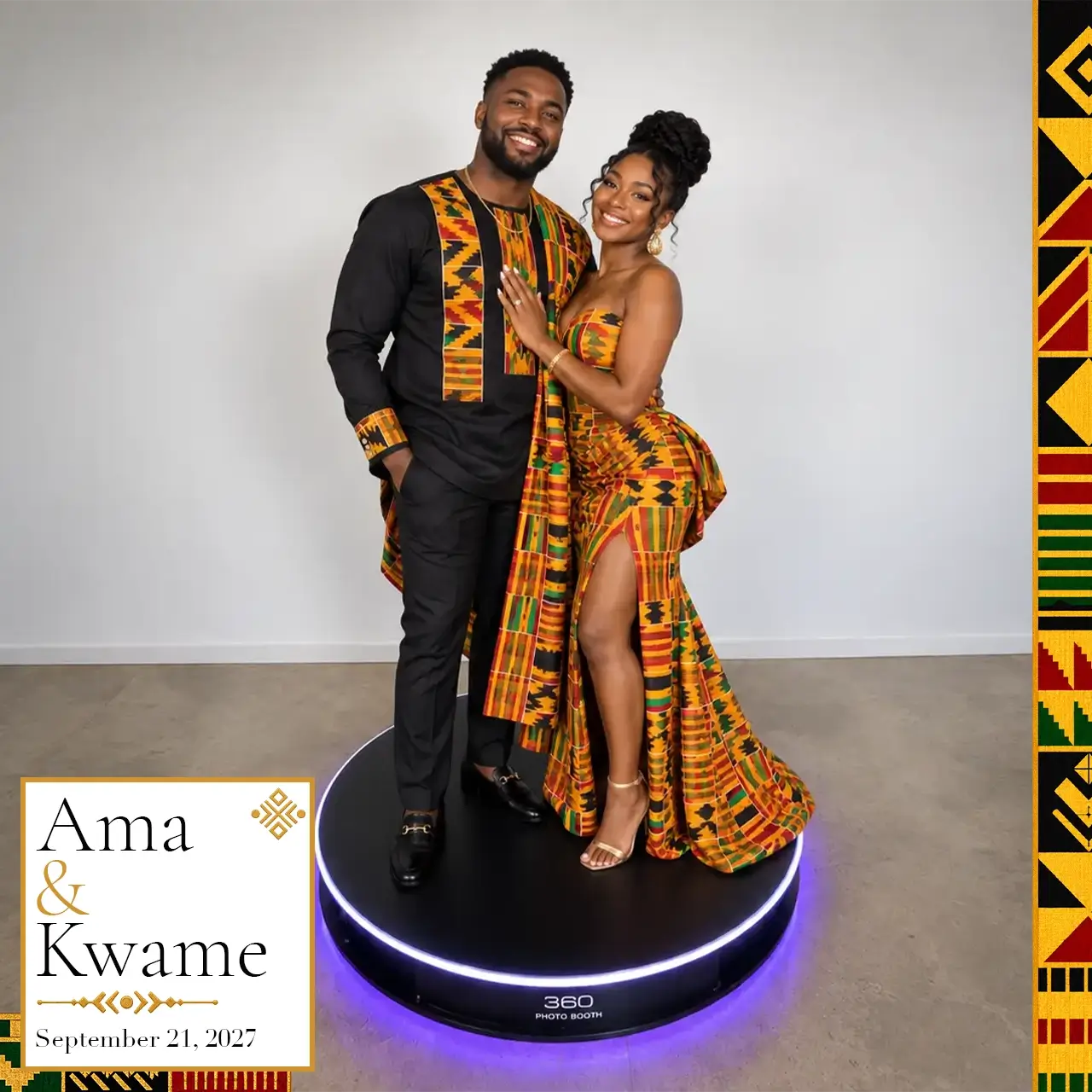 Kente Elegance 360 template preview